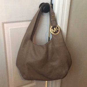Michael Kors leather hobo